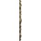 Ekena Millwork Angel Ceiling Medallion (Canopies up to 4 3/8"), 20 7/8"OD x 3 5/8"ID x 1"P, Mississippi Mud Crackle CM20ANMMC - alternate 4